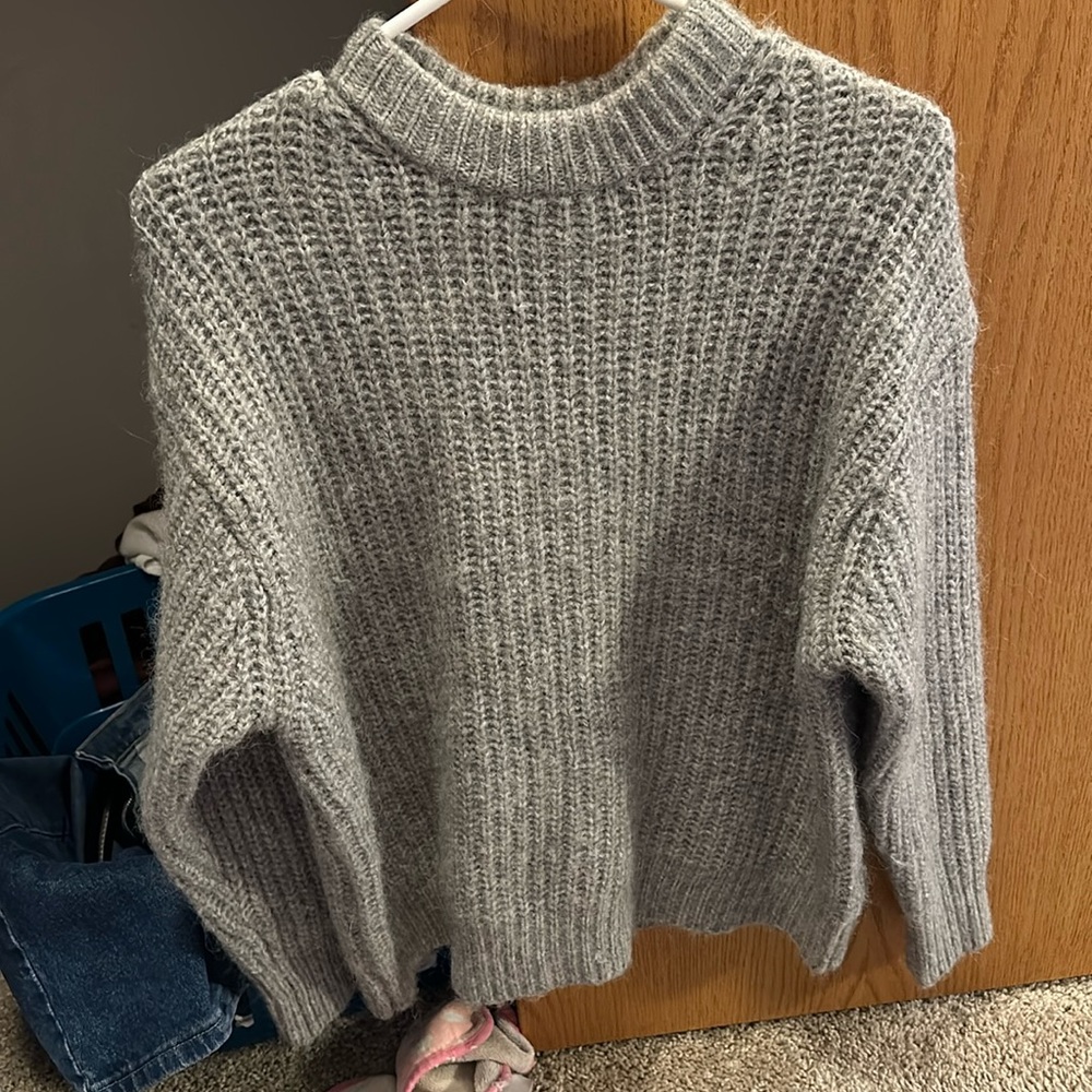 Zara Basic Wool And Alpaca Blend Sweater Size Sma… - image 1